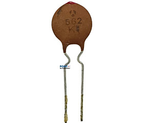 Capacitor Cerâmico 5K6 X 50V Thonson = 562 K1