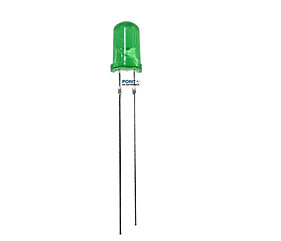 Led 5mm Verde Difuso 800-1000Mcd 