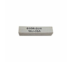 Resistor 680R 20W 10% Axial Porcelana
