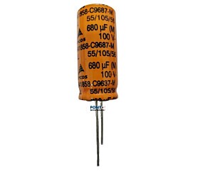 Capacitor Eletrolitico 680uF x 100V 105º Epcos