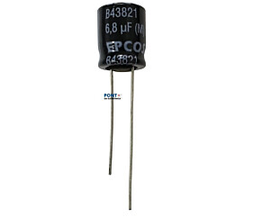 Capacitor Eletrolítico 6,8uF x 250V RD 85º Epcos