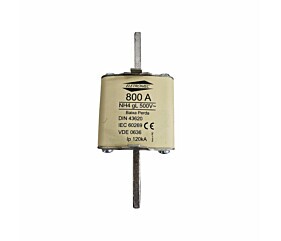 Fusível 800A 500V 120KA NH4 gL/gG Retardado Eletromec NH4 gL 500V Baixa Perda