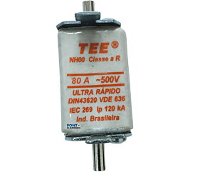 Fusivel 80A 500V NH00 Ultra Rapido TEE