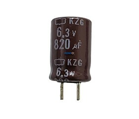 Capacitor Eletrolítico 820uF x 6,3V RD 105º 