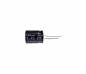 Capacitor Eletrolítico 820uF x 63V 105º Nichicon 1