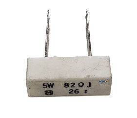Resistor 82R 5W 5% Radial Porcelana 