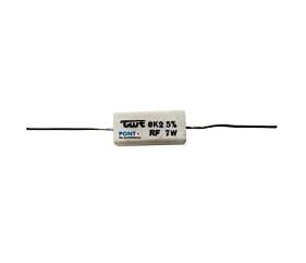 Resistor 8K2 7W 5% Porcelana Branca