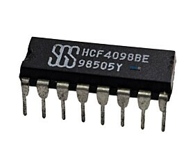 Circuito Integrado CD4098BE = HCF4098BE