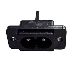 Tomada Bipolar Macho 7A 2.5V