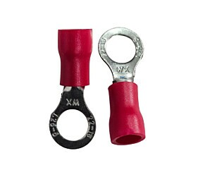 Terminal Olhal 1.25-5 22-16 WX Isolado Vermelho