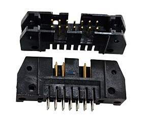 Conector Header Macho 14 Vias Sem Trava 180º