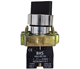 Comutador 22MM Preto 2 Posições XB5AJ25 Bhs