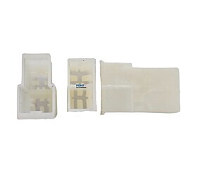 Conector 2 Vias Para Terminal Fêmea