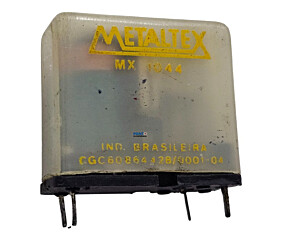 Rele MX1044 4 Terminais Metaltex