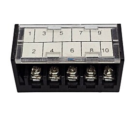 Barra Sindal 10 Vias Com Acrílico Numérico