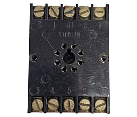 Suporte Para Rele PR22 8Vias Metaltex