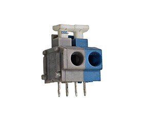 Bloco de Terminal de Mola DG235 10A 250V AWG20-14 5.0 Azul/Cinza Degson