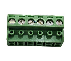 Borne DG332W-5.0 6 Vias Fêmea Verde Degson