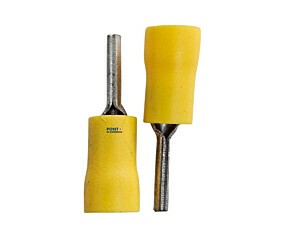 Terminal Tipo Pino Amarelo Isolado