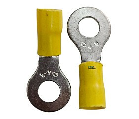 Terminal Olhal Médio 64 04-6 Amarelo