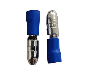 Terminal Para Fio Redondo Macho 0,5-2,3MM Azul