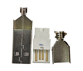 Kit Conector Usb Fêmea Para Montar