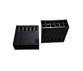 Alojamento KK 2,54Mm Fêmea 12 Vias Preto