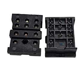 Soquete Para Rele 11 Vias Preto