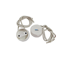 Soquete Com Rabicho Para Lâmpada Tubular 2A 75W 250W Branco