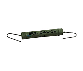 Resistor 8K2 10W 10% Axial Verde Fe-ad