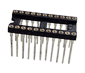 Soquete 22 Pinos Torneado Prateado Celis