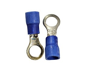 Terminal Olhal Z5-2.5 Azul Isolado