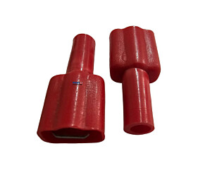 Conector Lingueta Faston Macho Isolado Vermelho