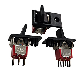 Chave Alavanca 2 Posições 3A 120Vca 1A 250Vca 6 Terminais C&K