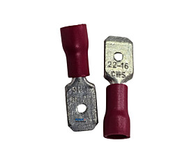Terminal Fêmea Isolado 22-16 Chs Vermelho