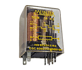 Rele SBM1443 8 Terminais Metaltex