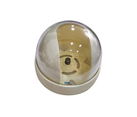 Proteção Camufladora Dome Para Mini Câmera 99MmX73Mm Cristal/Branco