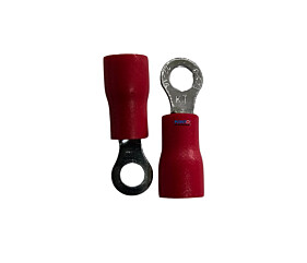 Terminal Olhal 1.25-3 22-16 Isolado Vermelho Kt