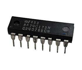 Circuito Integrado CD4076BCN = MM74C173N National