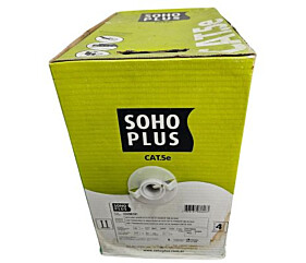 Cabo Transmissão de Dados Sohoplus U/UTP CAT.5E 24AWGX4P CMX BR Rohs 1 Metro