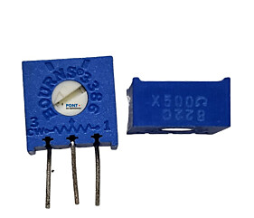Trimpot 500R 3386F 1 Volta