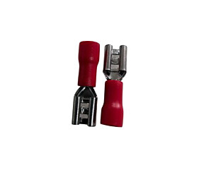 Terminal Fêmea Isolado Vermelho