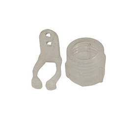 Clip de Fixação Para Mangueira de Led Com Passador e Parafuso