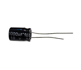 Capacitor Eletrolítico 1000uF x 10V RD 105º Importado
