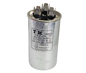 Capacitor Polipropileno Duplo 15uF+5uF x 440V 50/60Hz CBB65 50DX90A TK