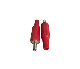 Conector RCA Macho Vermelho