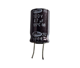 Capacitor Eletrolítico 47uF x 100V RD 105º Samwha