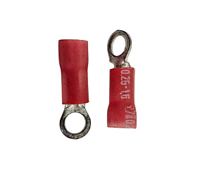 Terminal Olhal Isolado Vermelho 0.25-1.6