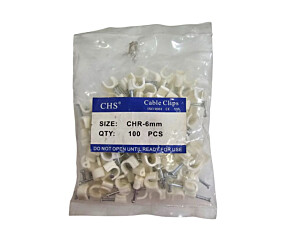 Clips e Fixadores Passa Fio Chr-6MM Com Parafuso