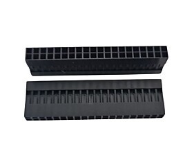 Alojamento Mini Latch 2x20Vias Fêmea Preto